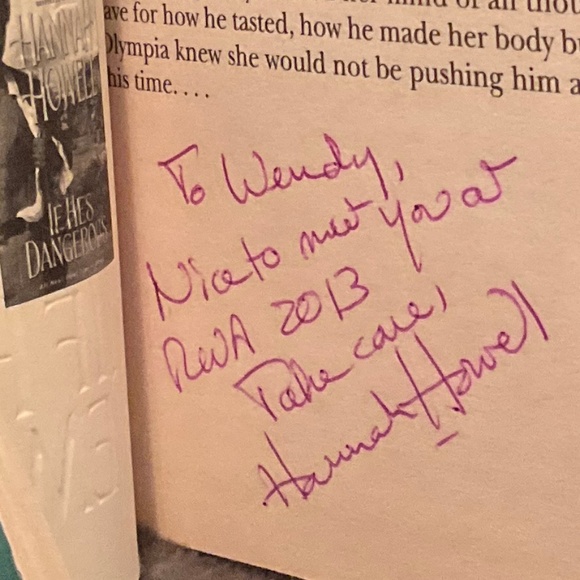 AUTOGRAPHED copy of If He’s Tempted by Hannah Howell & Highland Thirst - Picture 10 of 16